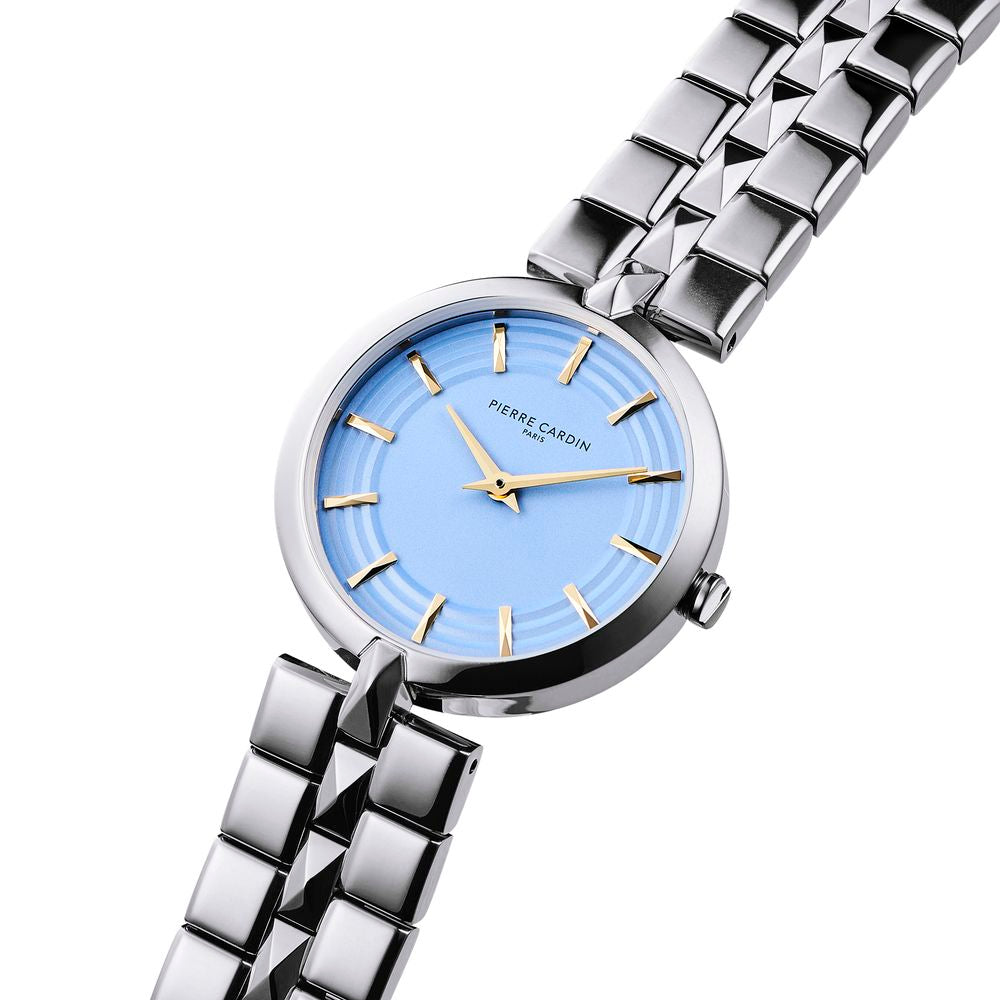 Gray Stainless Steel Dress Watch - ventzia