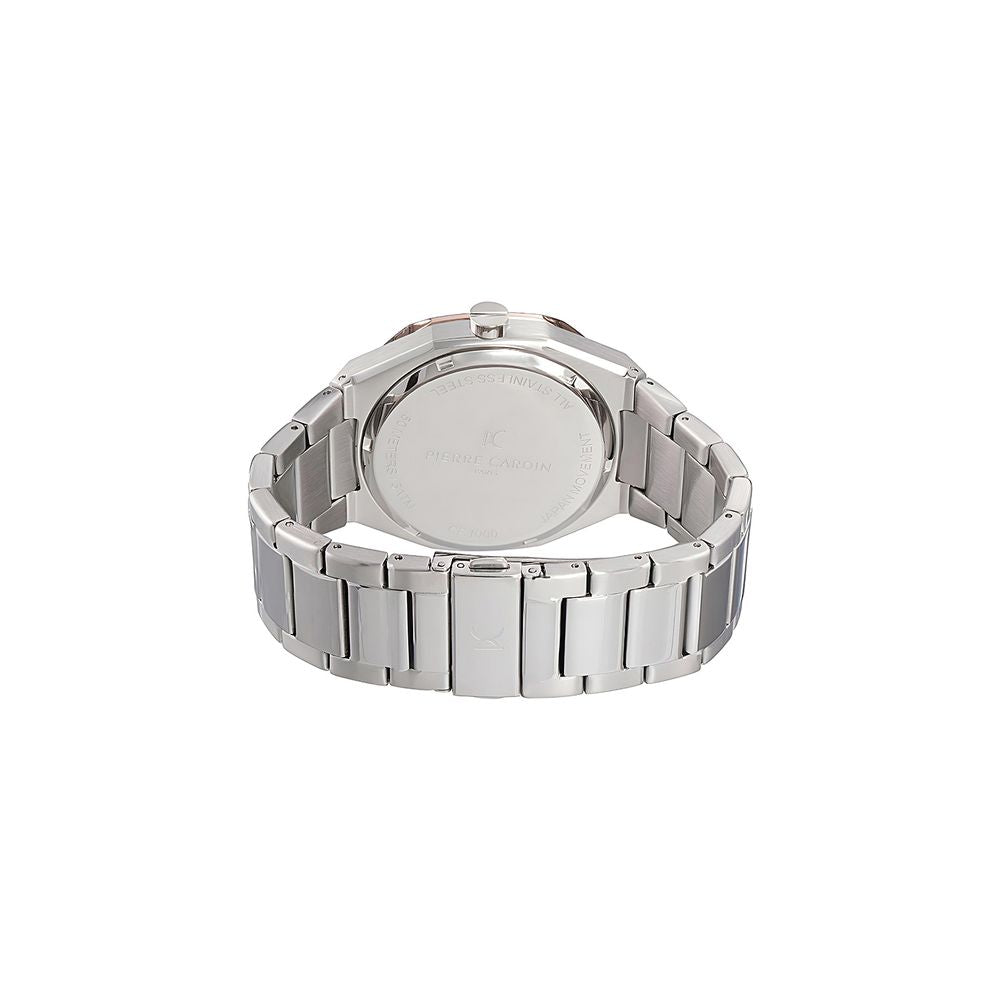 Gray Stainless Steel Dress Watch - ventzia