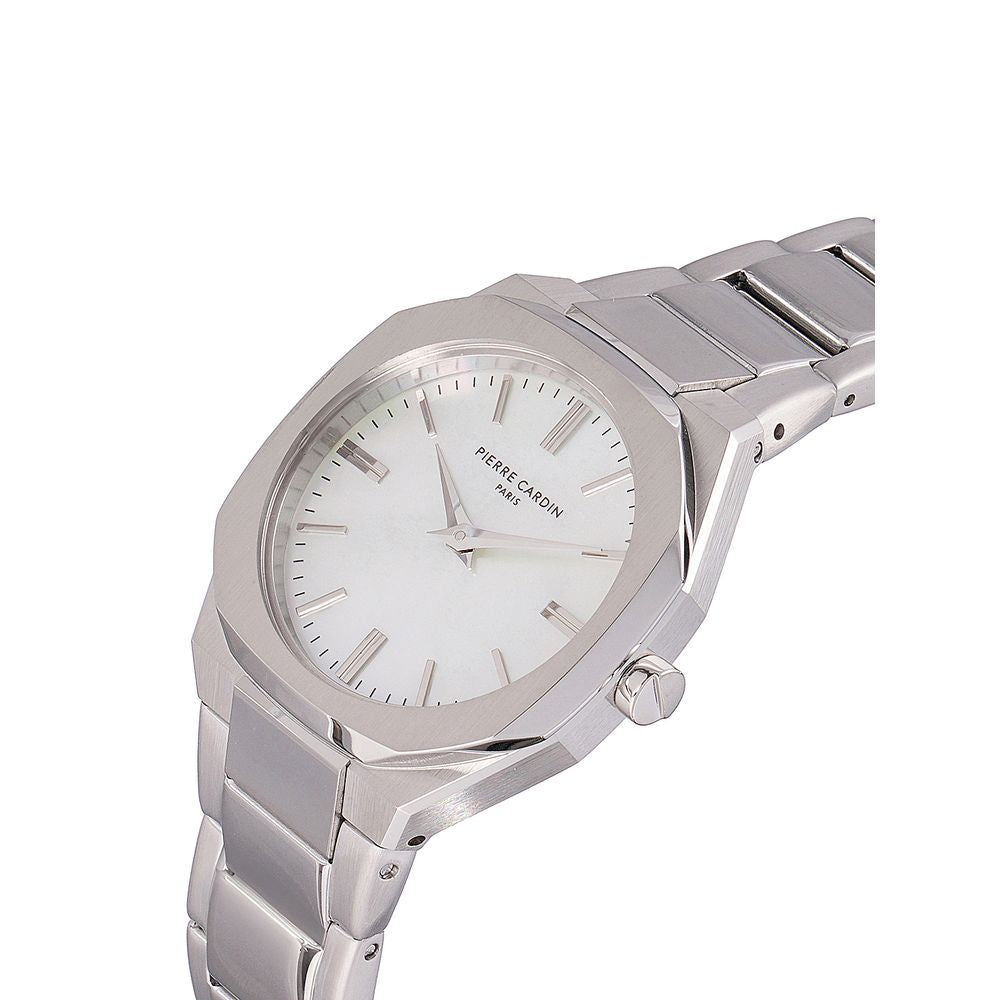Gray Stainless Steel Dress Watch - ventzia