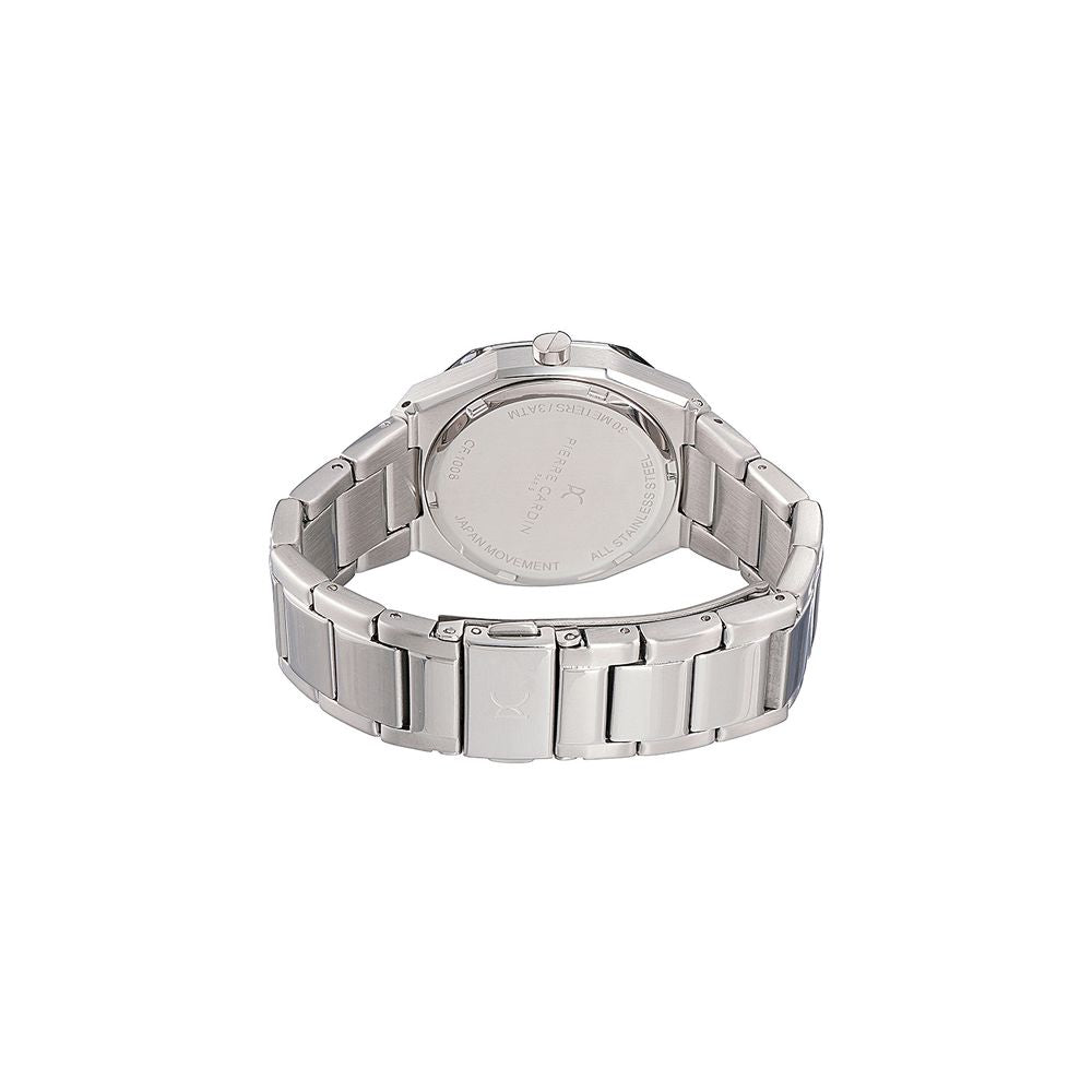Gray Stainless Steel Dress Watch - ventzia