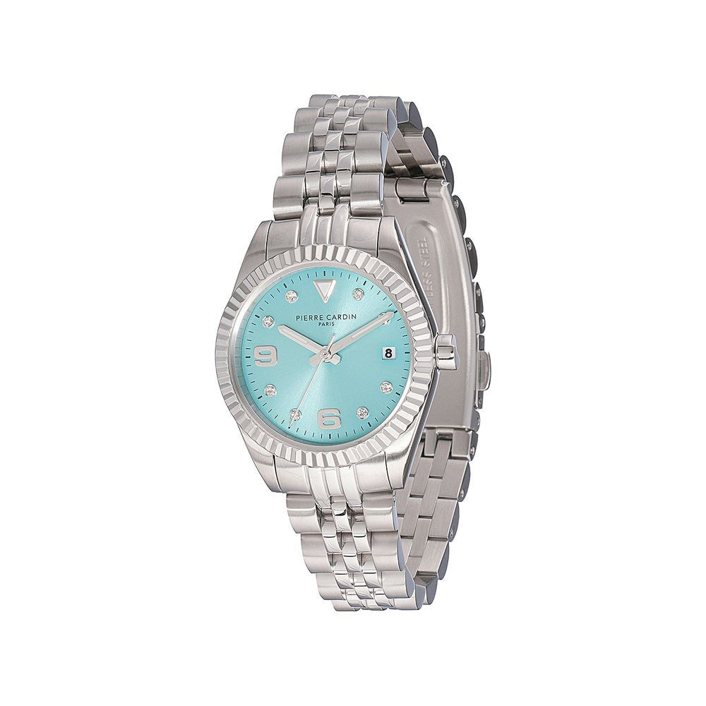 Gray Stainless Steel Dress Watch - ventzia