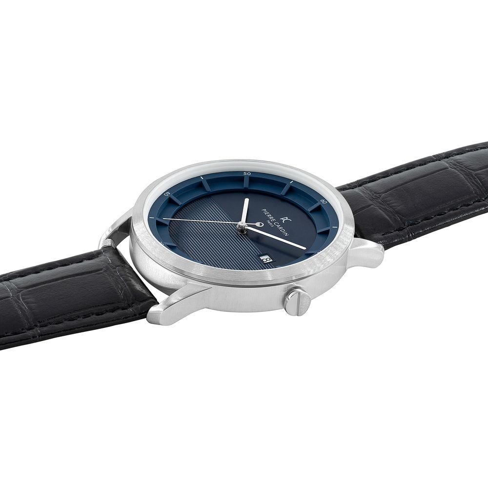 Black Leather Dress Watch - ventzia