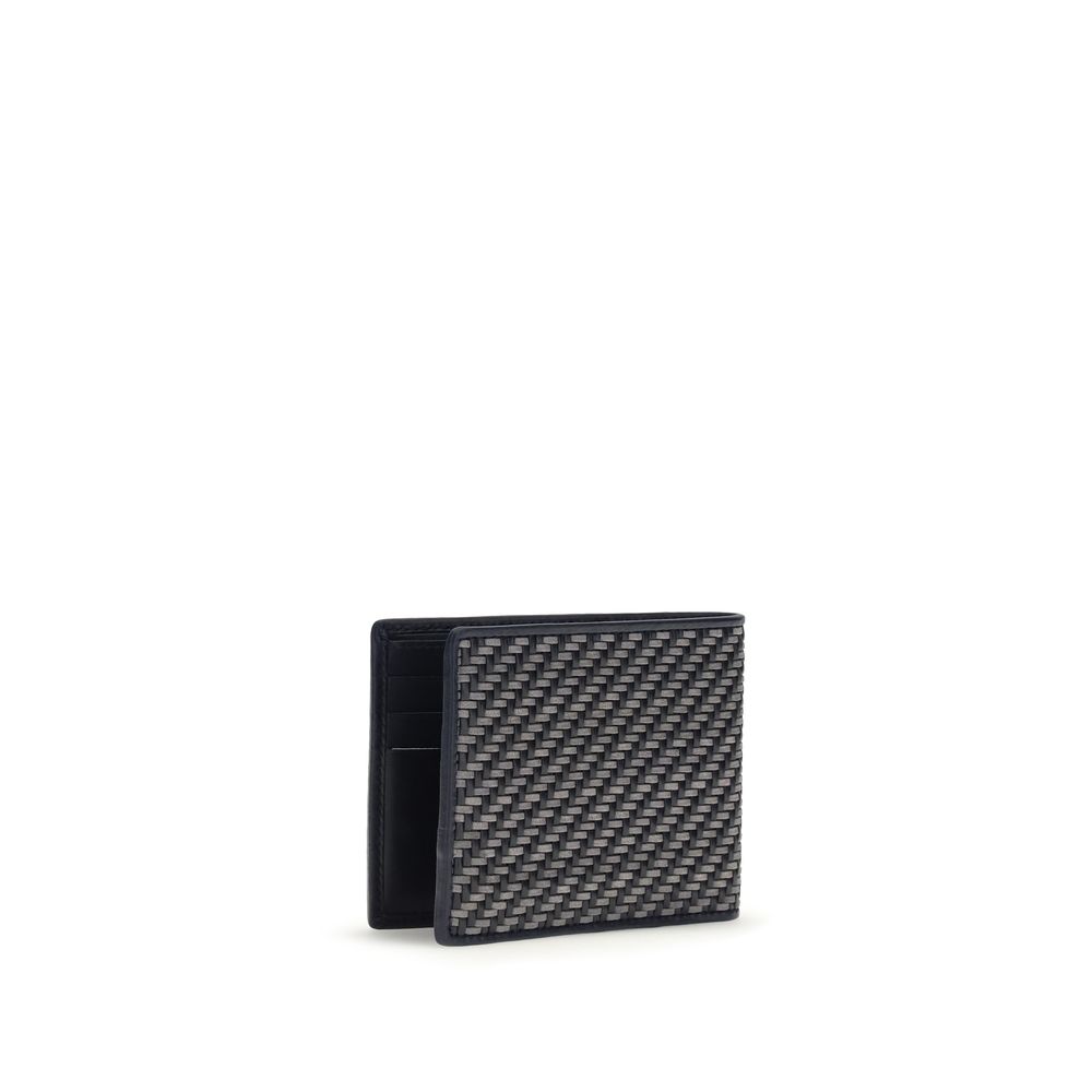 Gray Calf Leather Bos Taurus Wallet - ventzia
