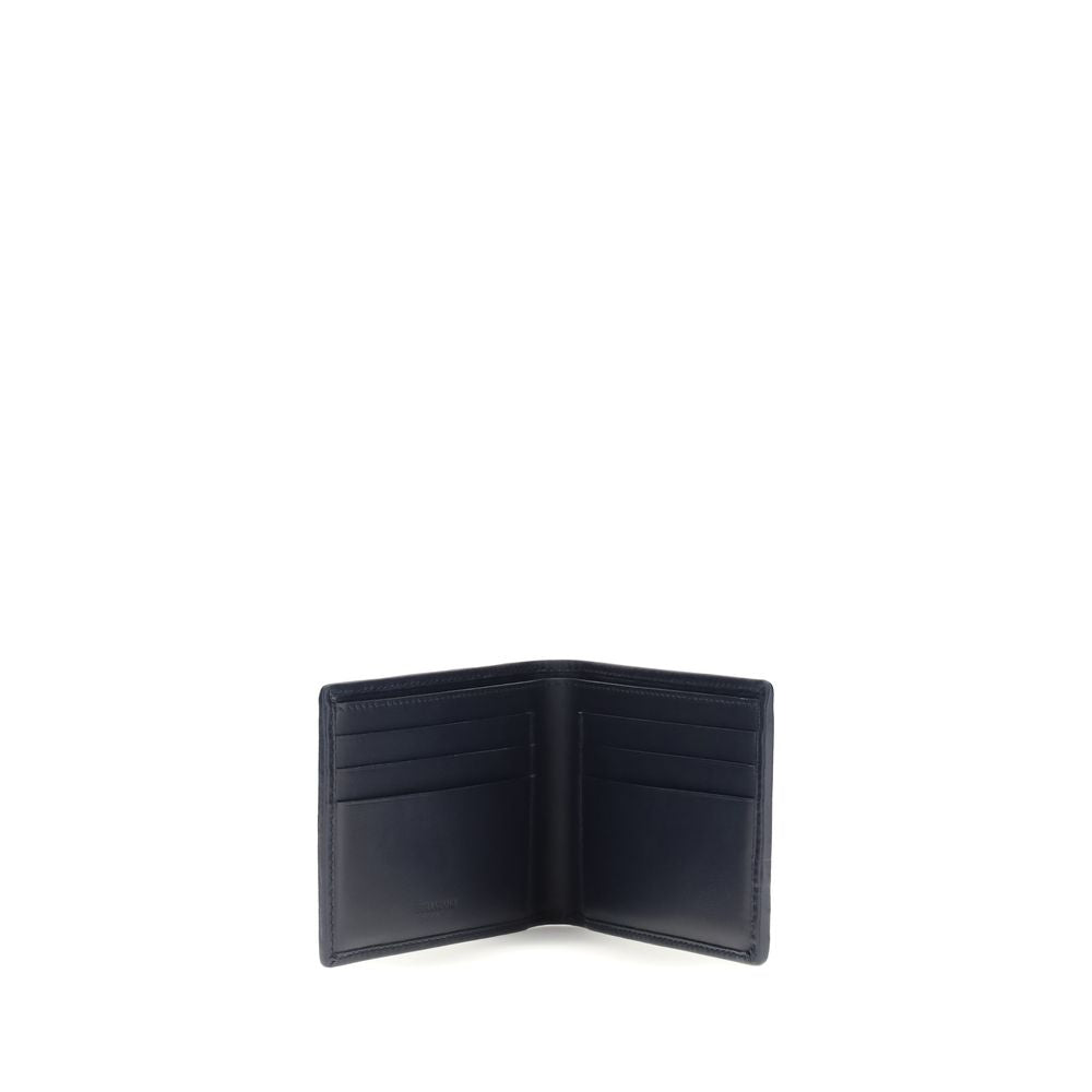 Gray Calf Leather Bos Taurus Wallet - ventzia
