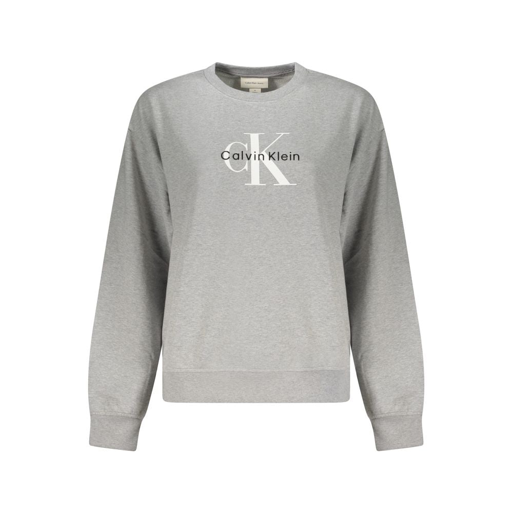 Grigio Cotton Women Sweatshirt - ventzia