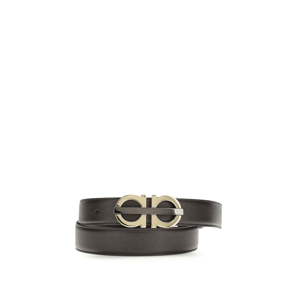Brown Calf Leather Bos Taurus Regular Belt - ventzia