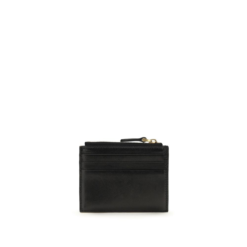 Black Calf Leather Bos Taurus Wallet - ventzia