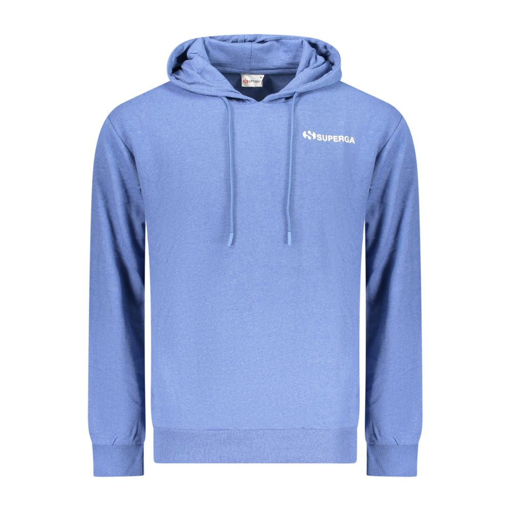 Azzurro Cotton Men Sweatshirt - ventzia