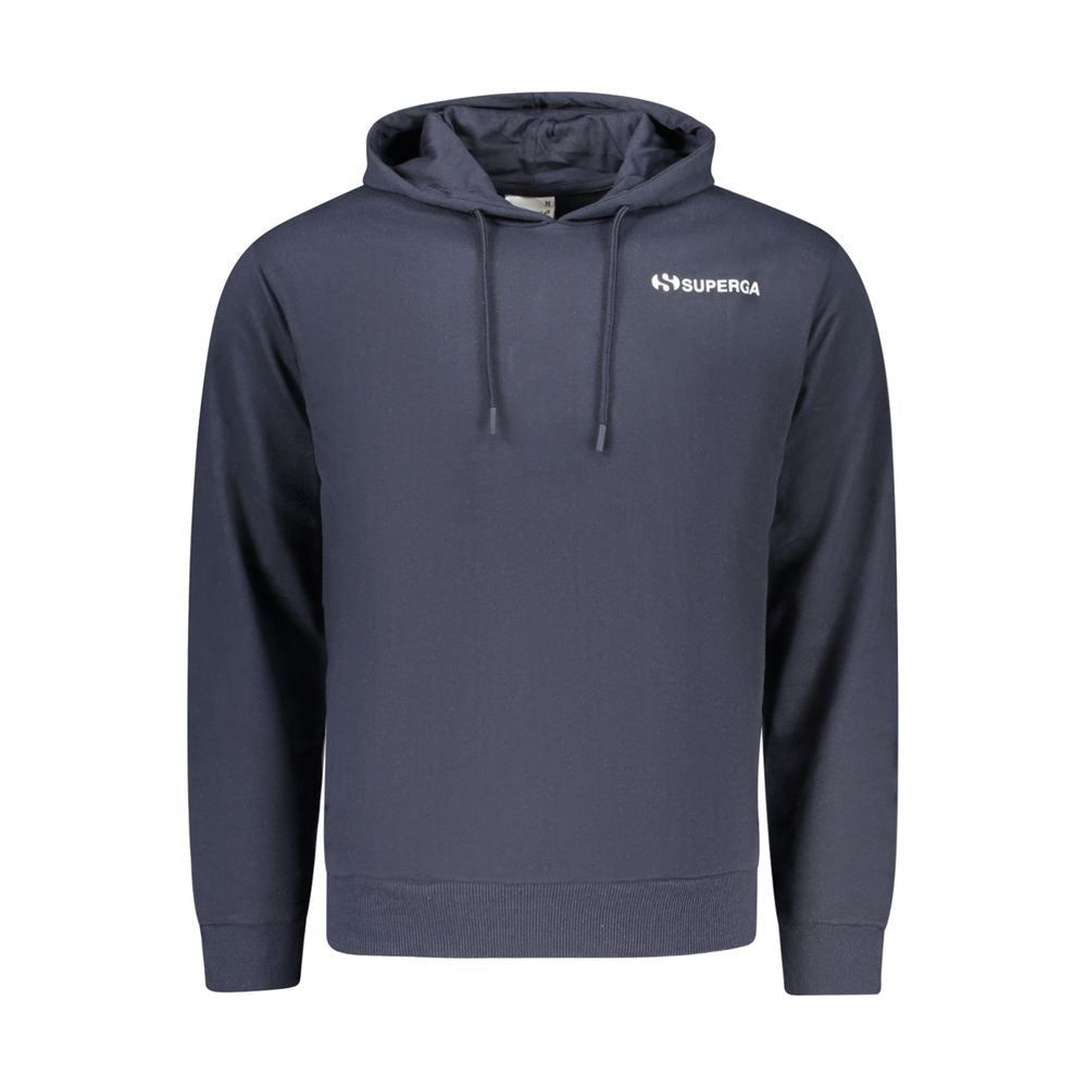 Blue Cotton Men Sweatshirt - ventzia