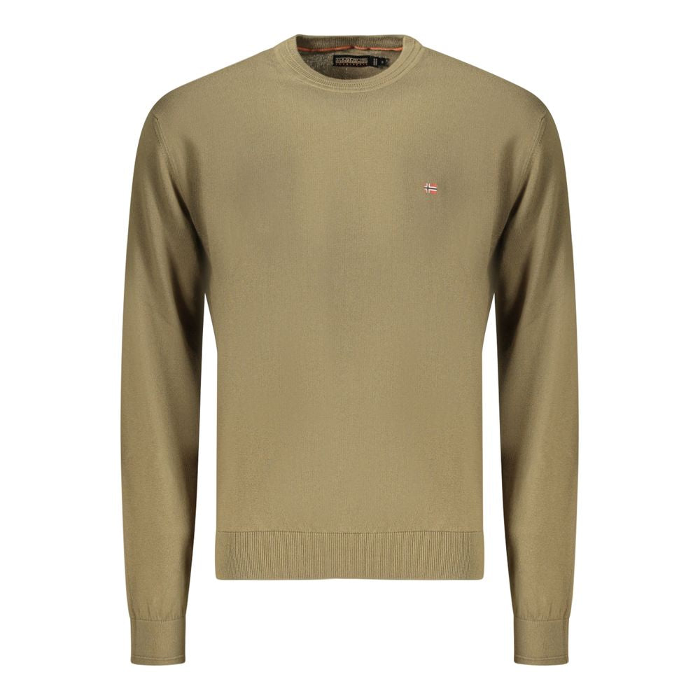 Verde Cotton Men's Long-Sleeve Shirt - ventzia