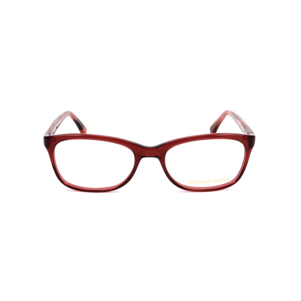 Burgundy Plastic Glasses (Frames) - ventzia