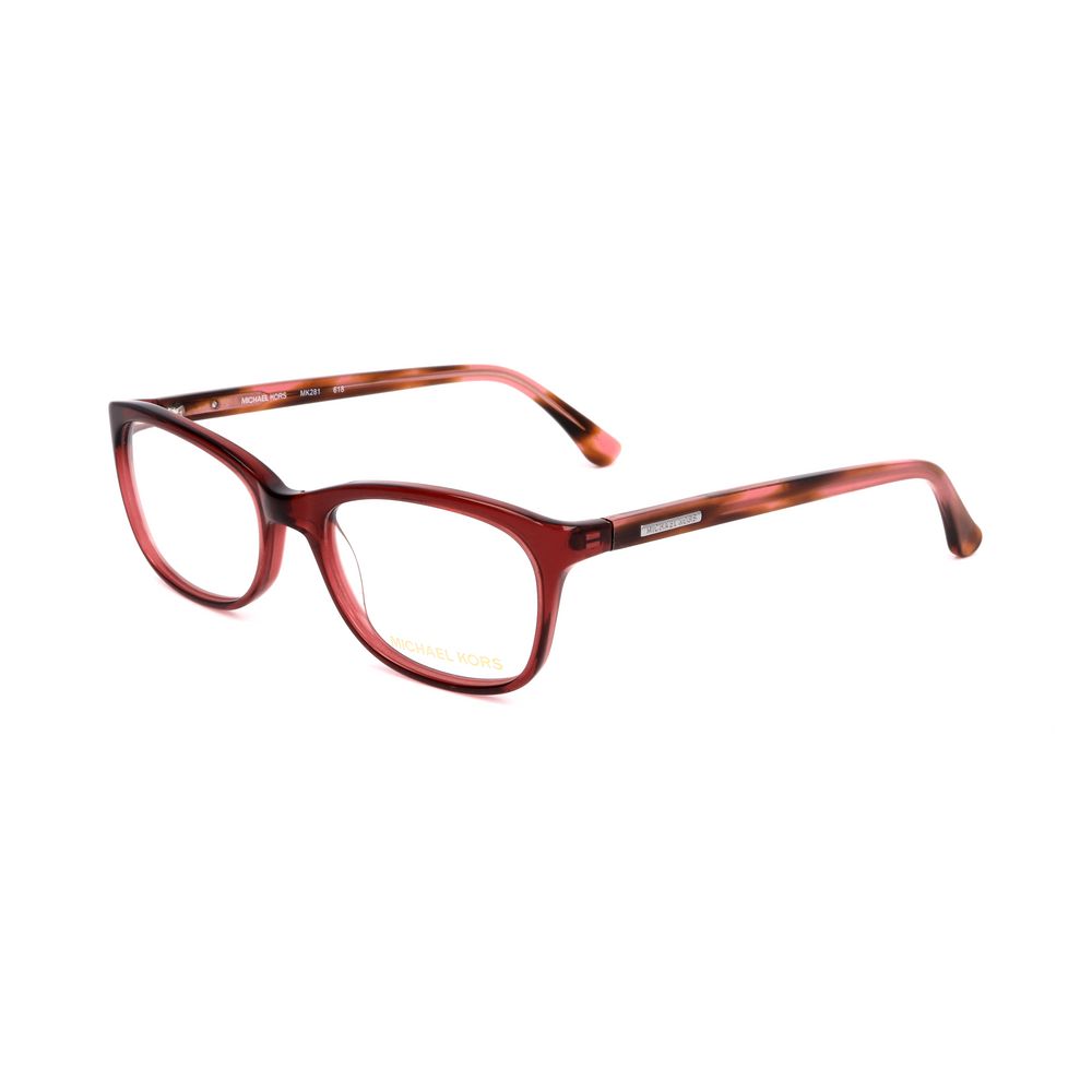 Burgundy Plastic Glasses (Frames) - ventzia
