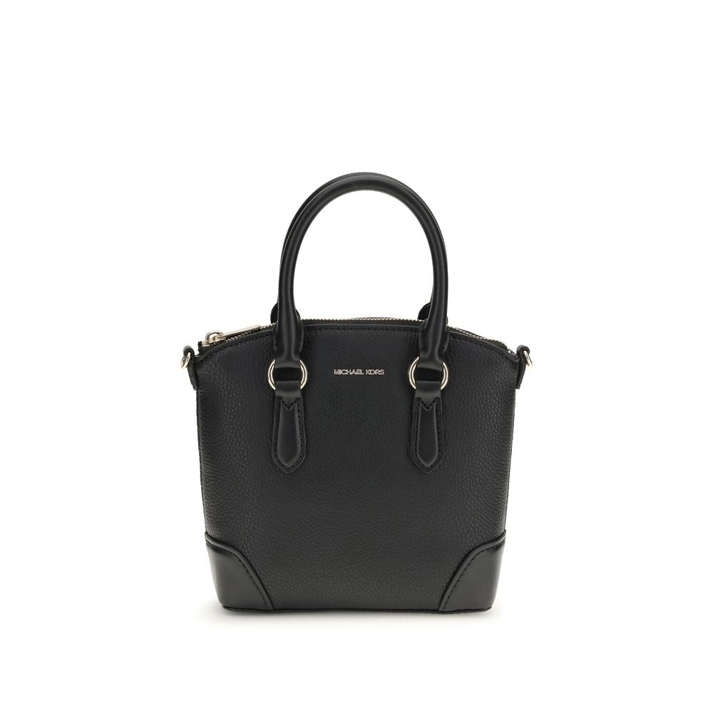 Black Calf Leather Bos Taurus Shoulder Bag - ventzia