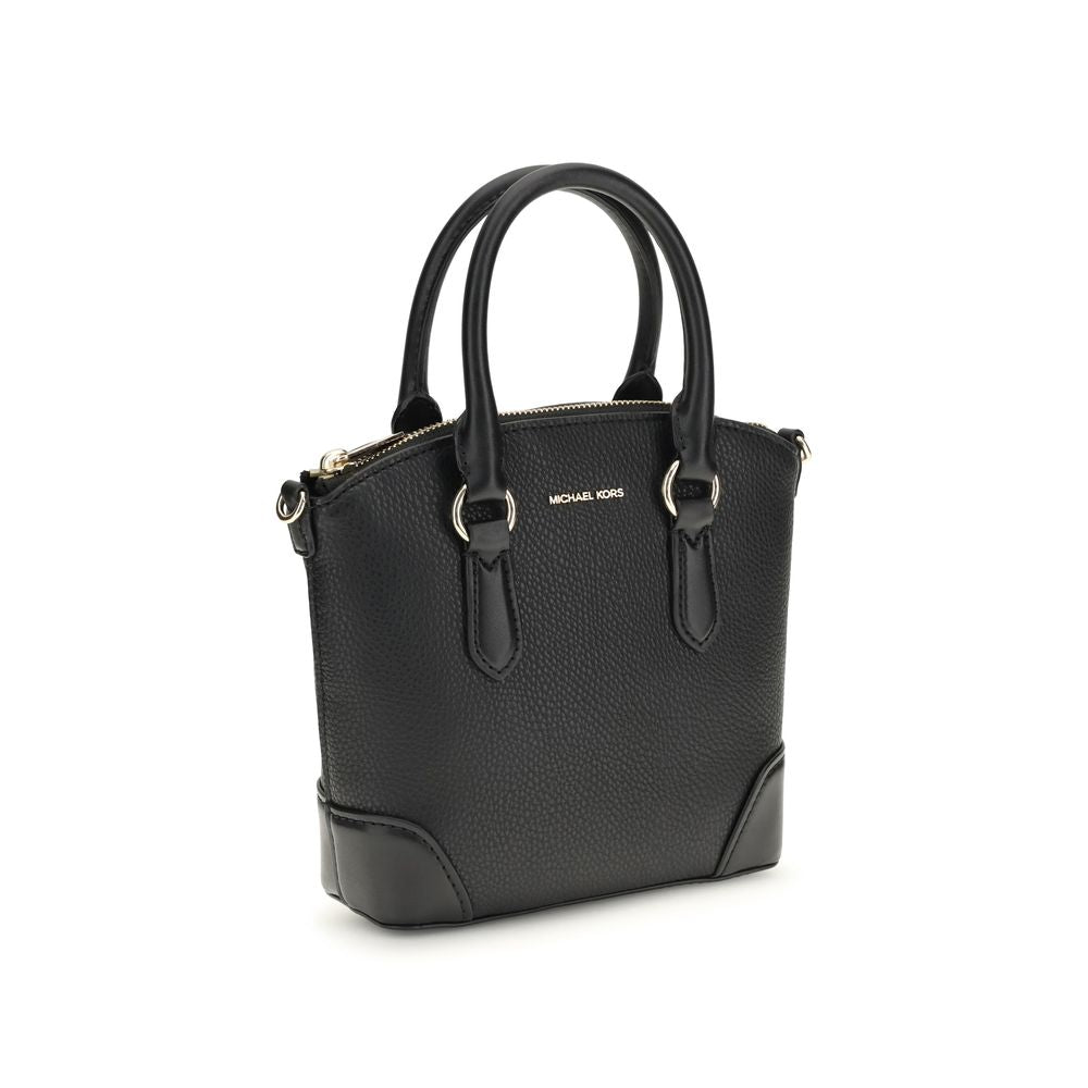 Black Calf Leather Bos Taurus Shoulder Bag - ventzia
