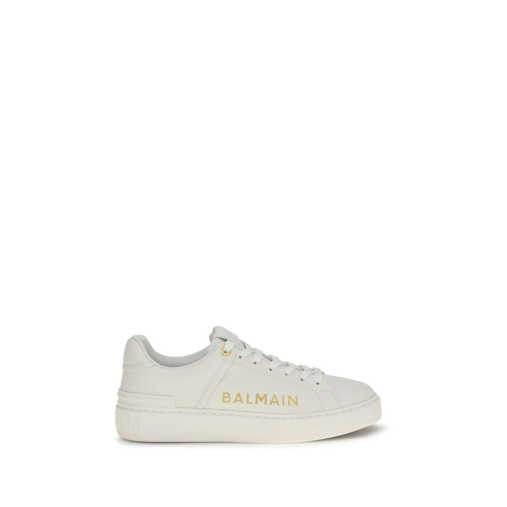 White Calf Leather Bos Taurus Low Top Sneakers - ventzia
