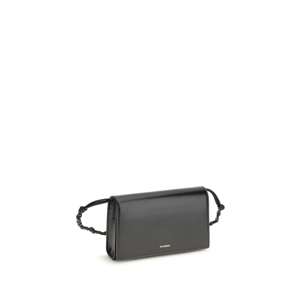 Black Calf Leather Bos Taurus Wallet - ventzia