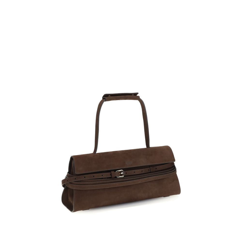Brown Calf Leather Bos Taurus Shoulder Bag - ventzia