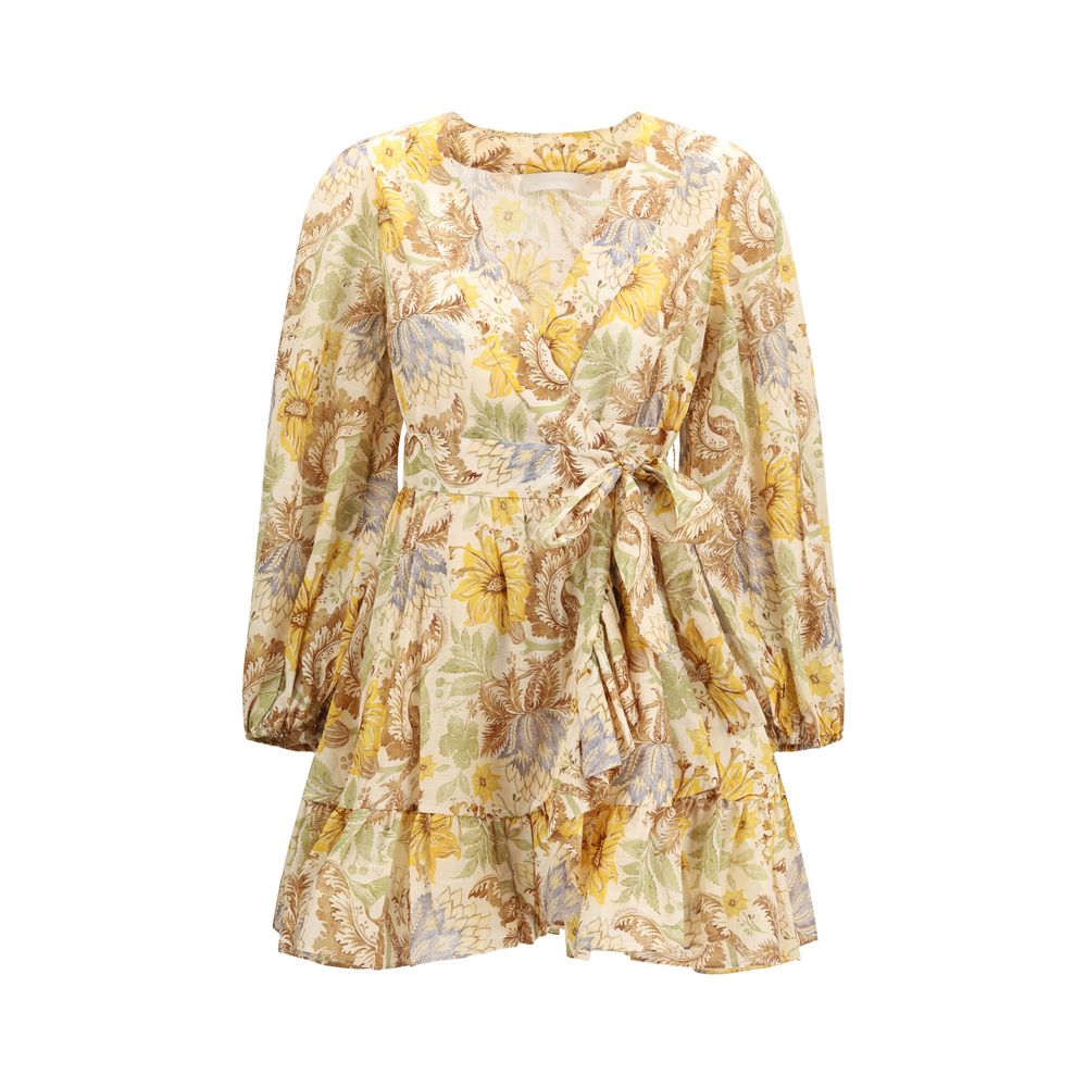 Bicolor Cotton Casual Dress - ventzia