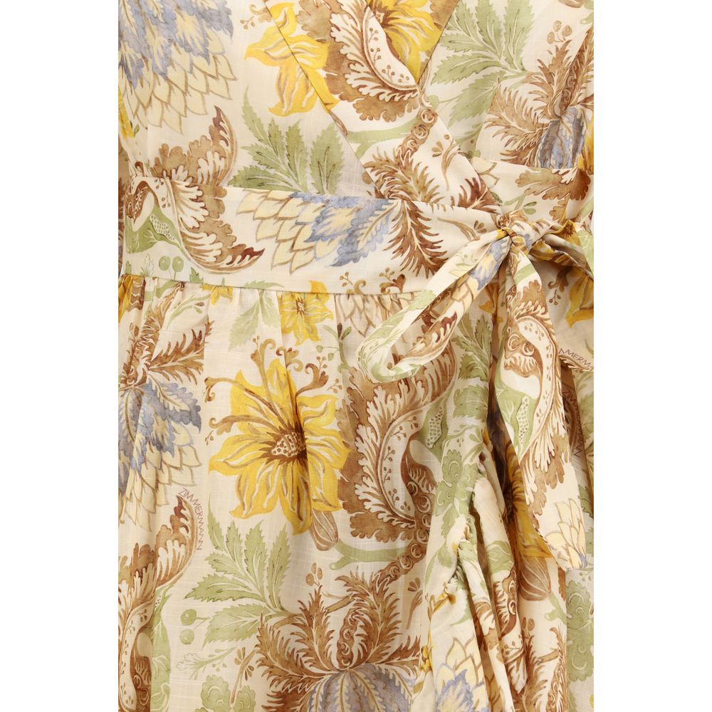 Bicolor Cotton Casual Dress - ventzia