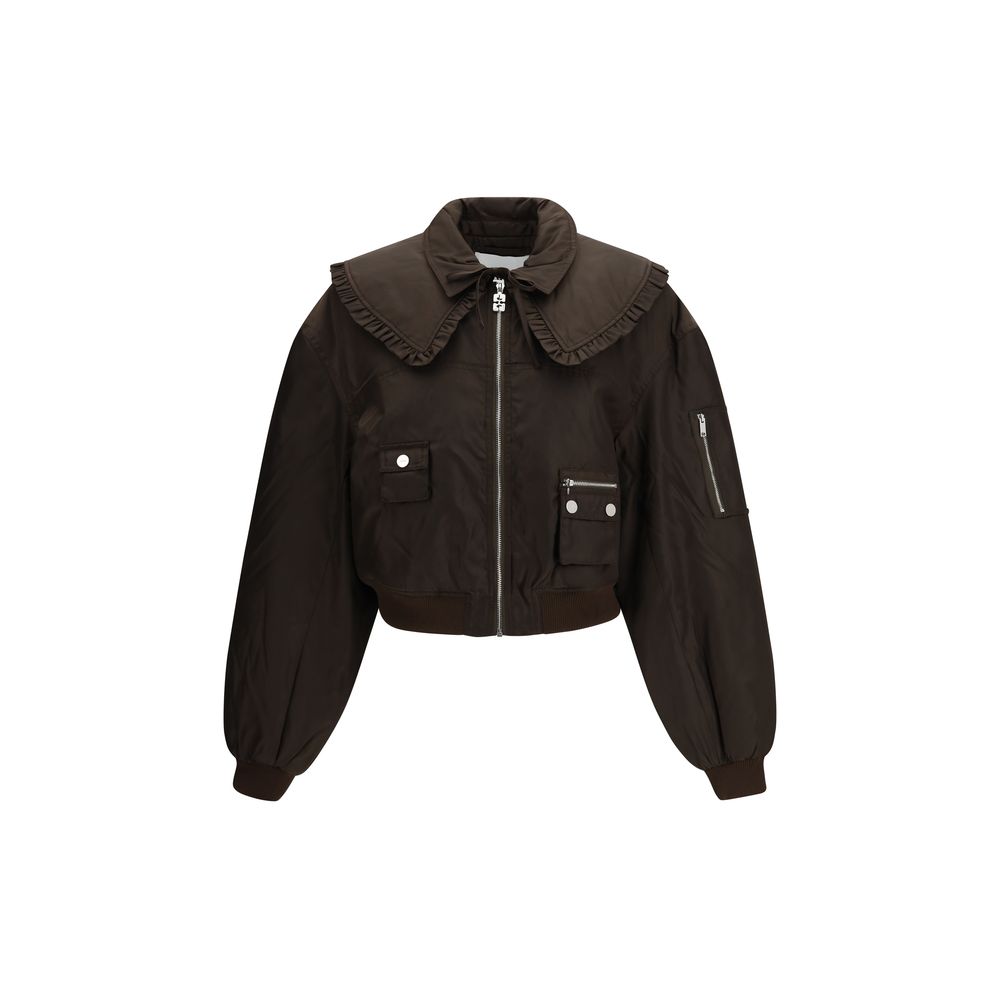 Bicolor Polyamide Bomber - ventzia