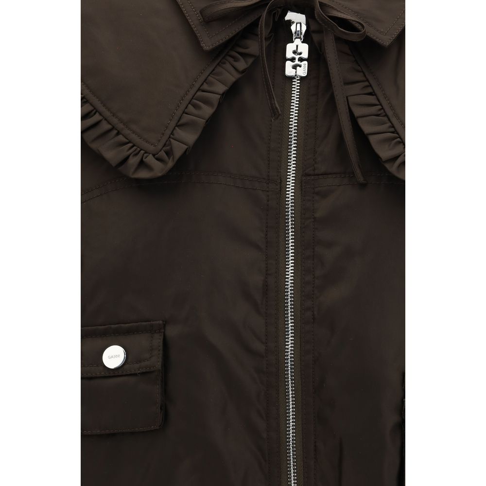 Bicolor Polyamide Bomber - ventzia