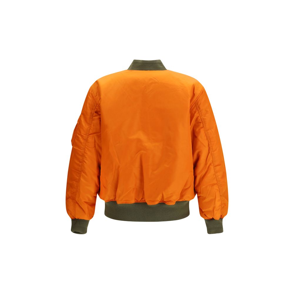 Bicolor Polyamide Bomber - ventzia