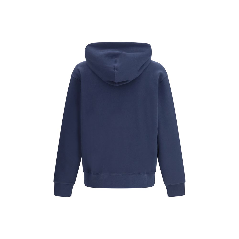 Blue Cotton Sweatshirt - ventzia