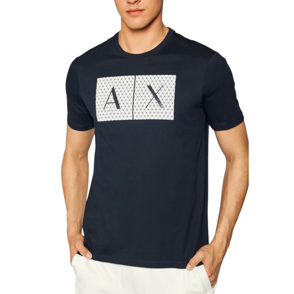 Blue Cotton T-Shirt - ventzia