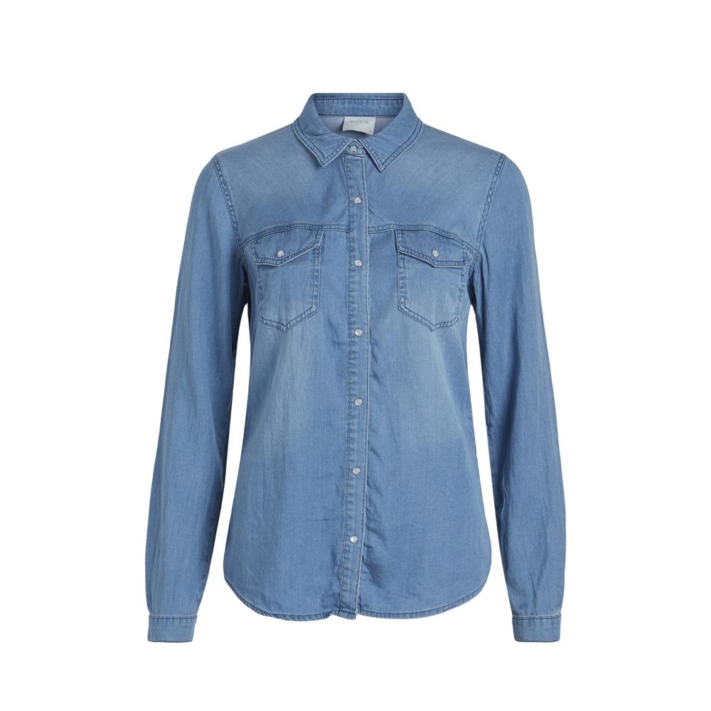 Light Blue Cotton Blouse