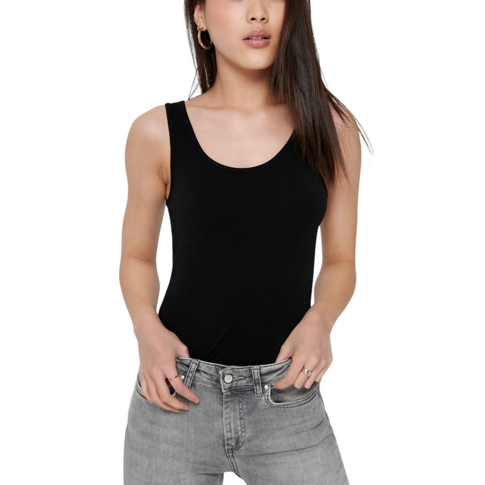 Black Cotton Tank Tops - ventzia