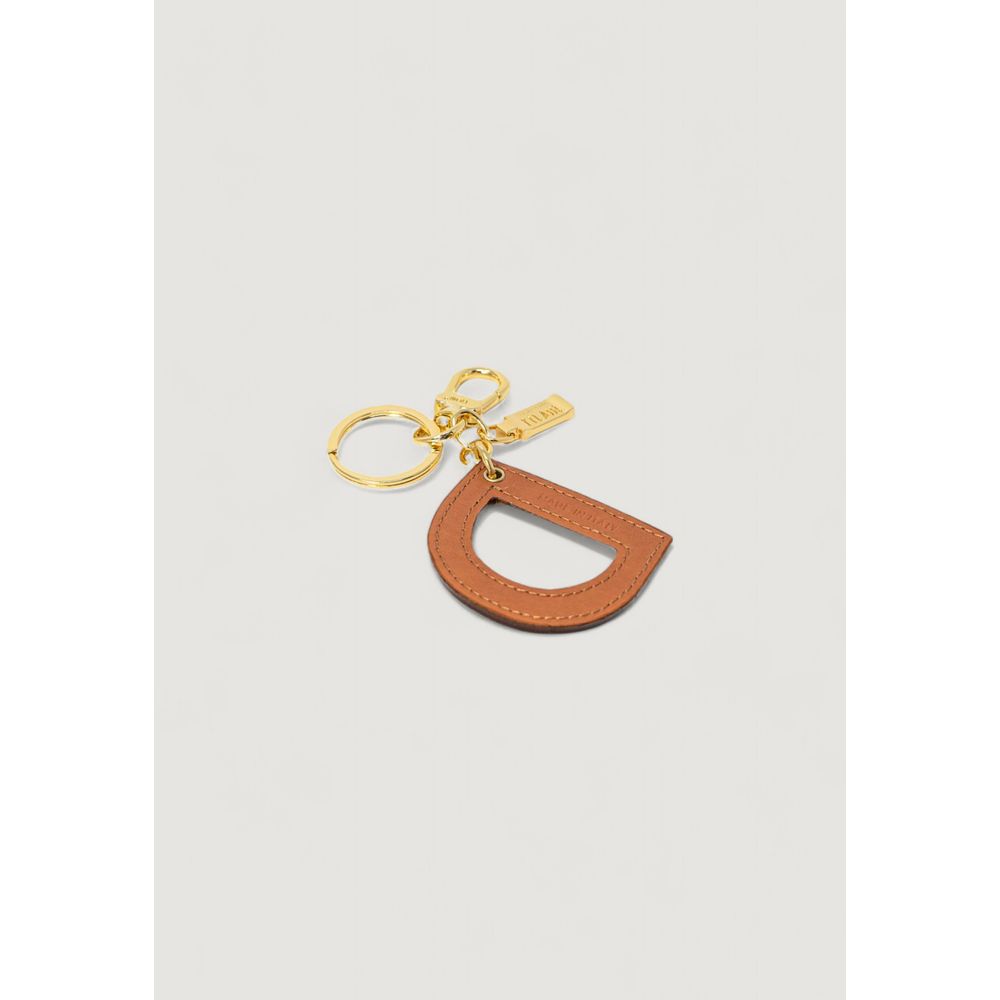 Beige Leather Keychain - ventzia