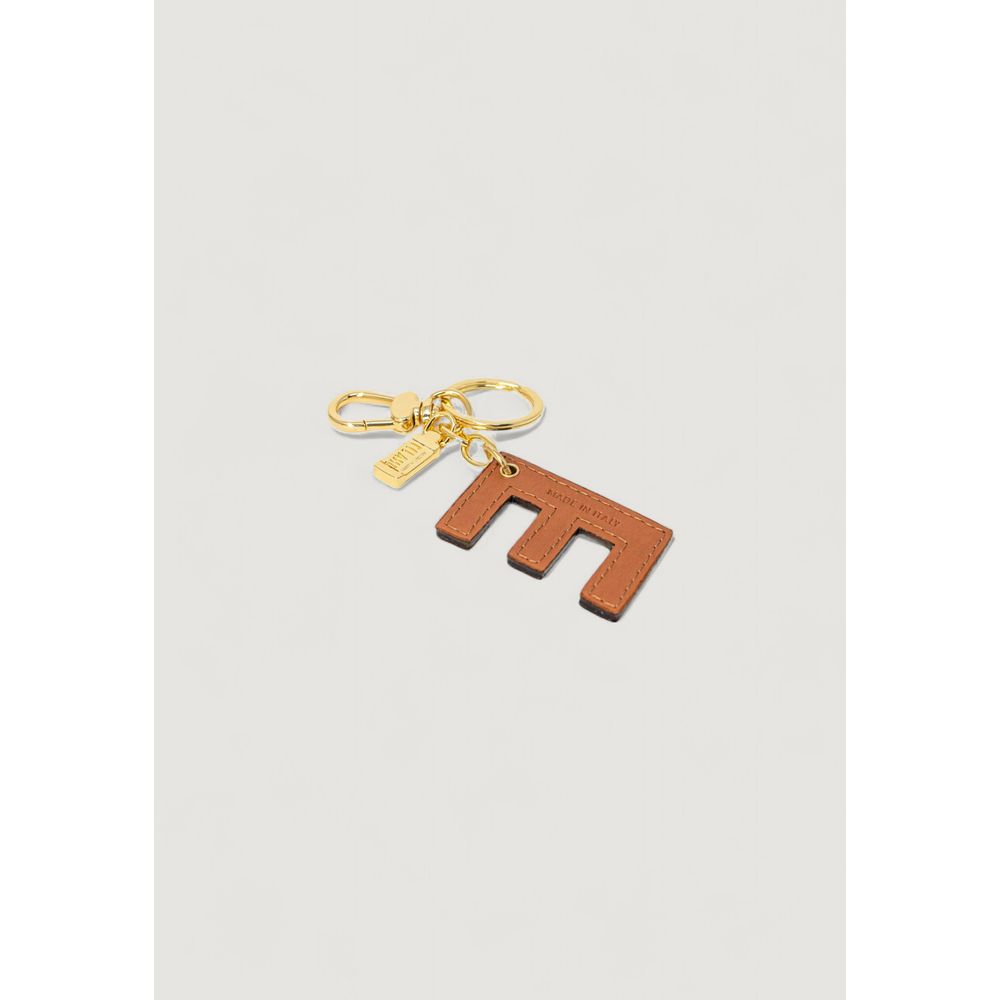 Beige Leather Keychain - ventzia