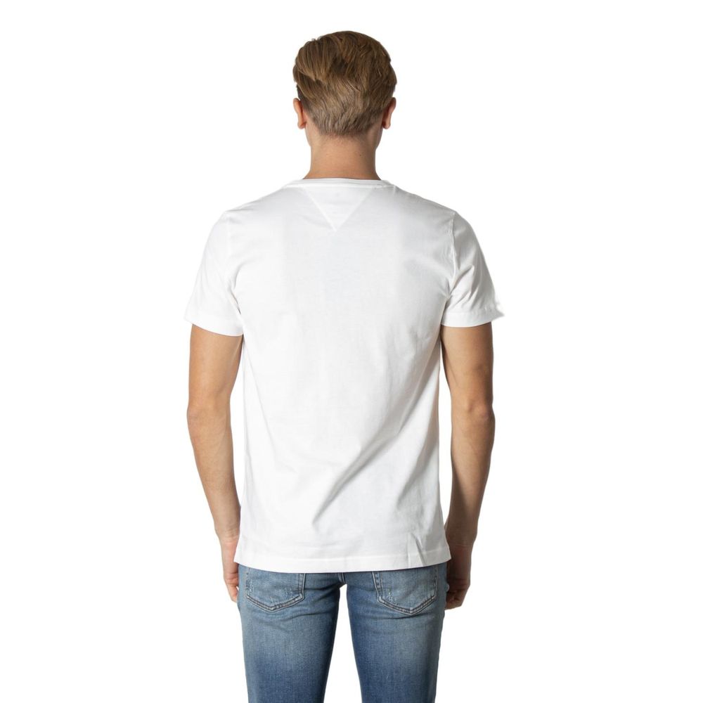 Cream Cotton T-Shirt - ventzia