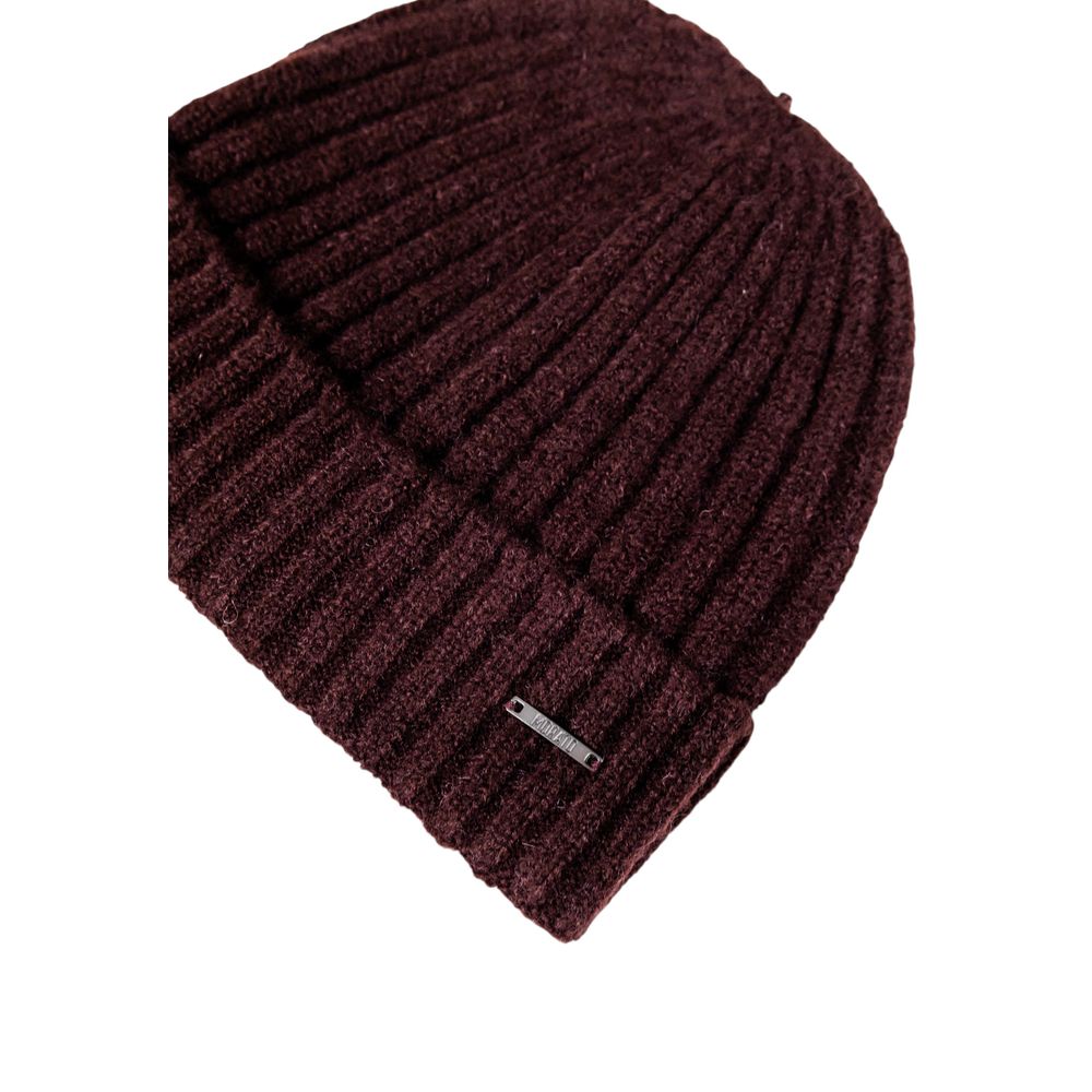 Bordeaux Marabou Cap (Baseball Hat) - ventzia