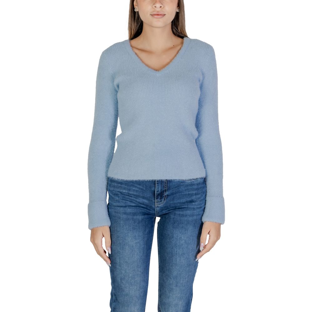 Blue Polyamide Sweatshirt - ventzia