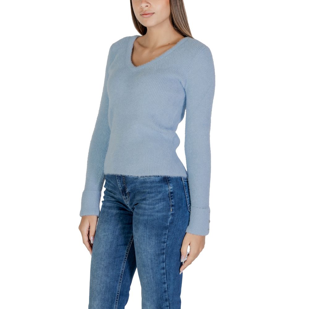 Blue Polyamide Sweatshirt - ventzia