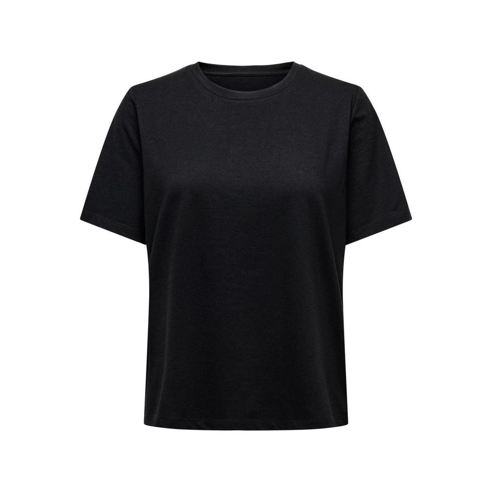Black Cotton T-Shirt - ventzia