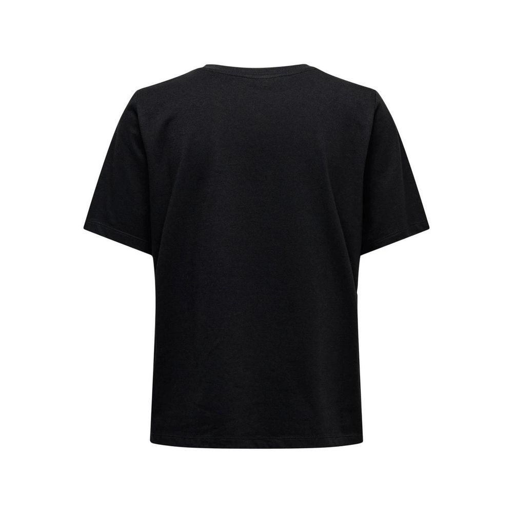 Black Cotton T-Shirt - ventzia