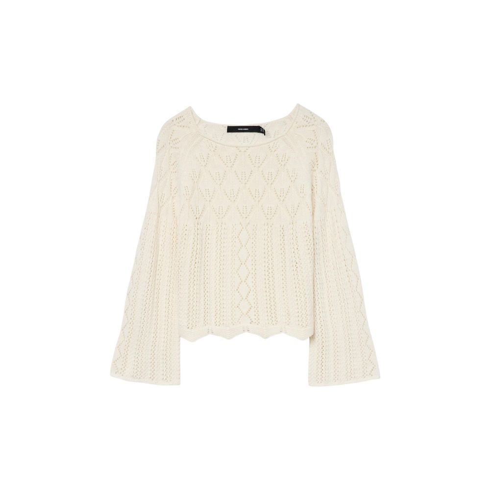 Beige Cotton Sweatshirt - ventzia