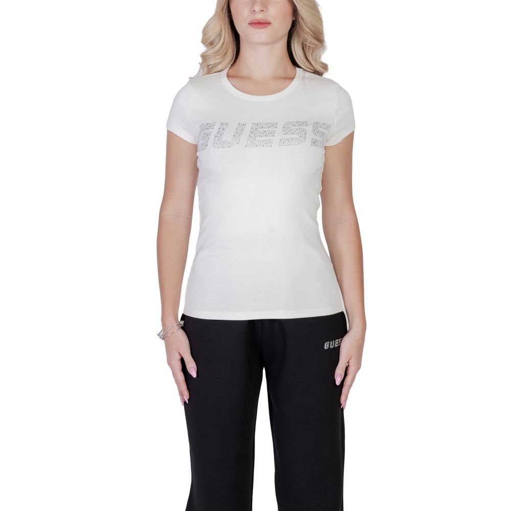 Cream Cotton T-Shirt - ventzia