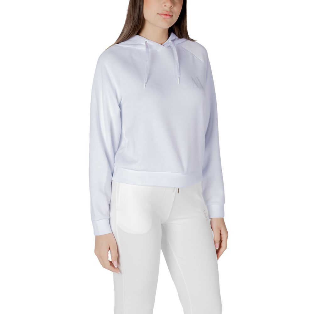 White Viscose Hoodie - ventzia