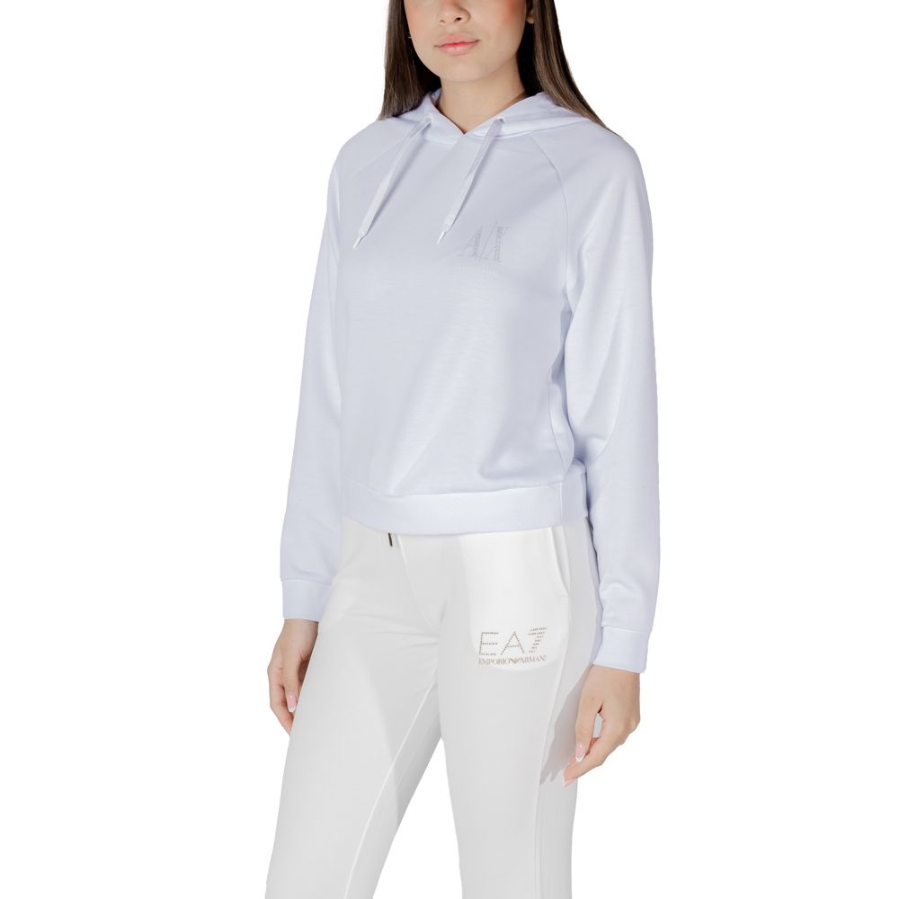 White Viscose Hoodie - ventzia