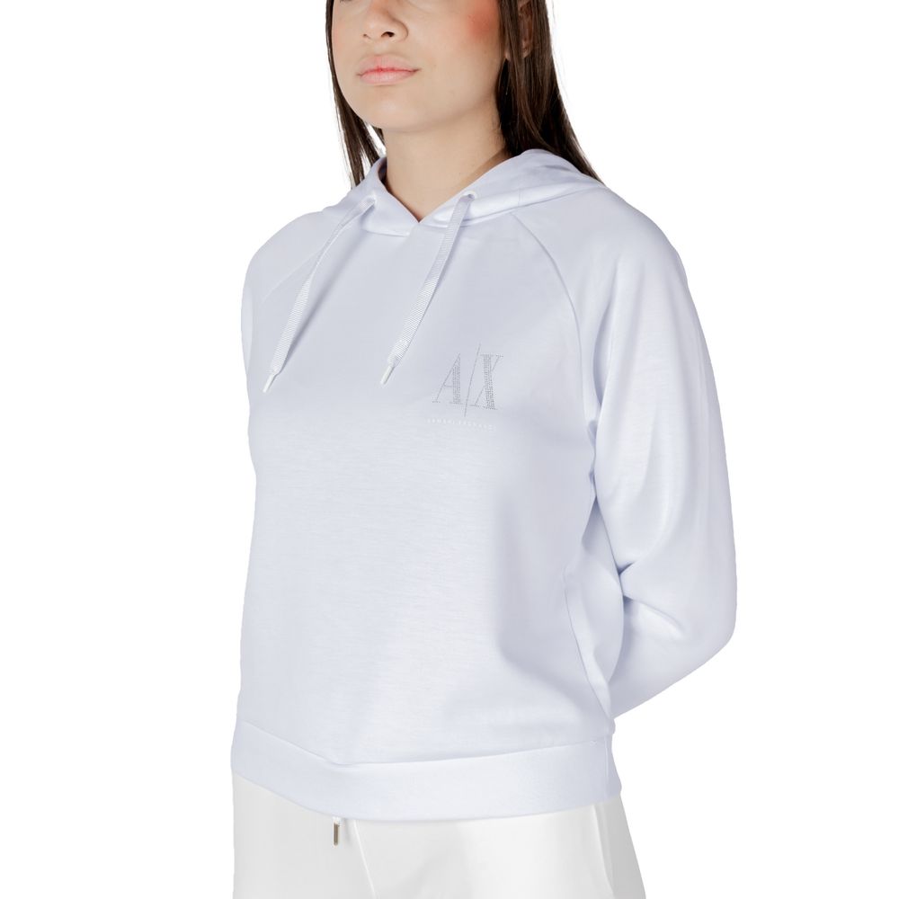 White Viscose Hoodie - ventzia