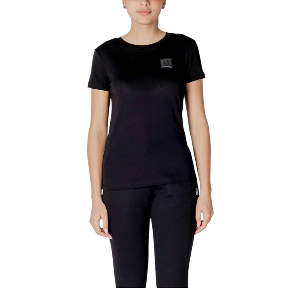 Black Cotton T-Shirt - ventzia