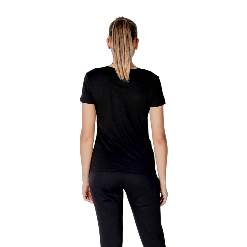 Black Cotton T-Shirt - ventzia