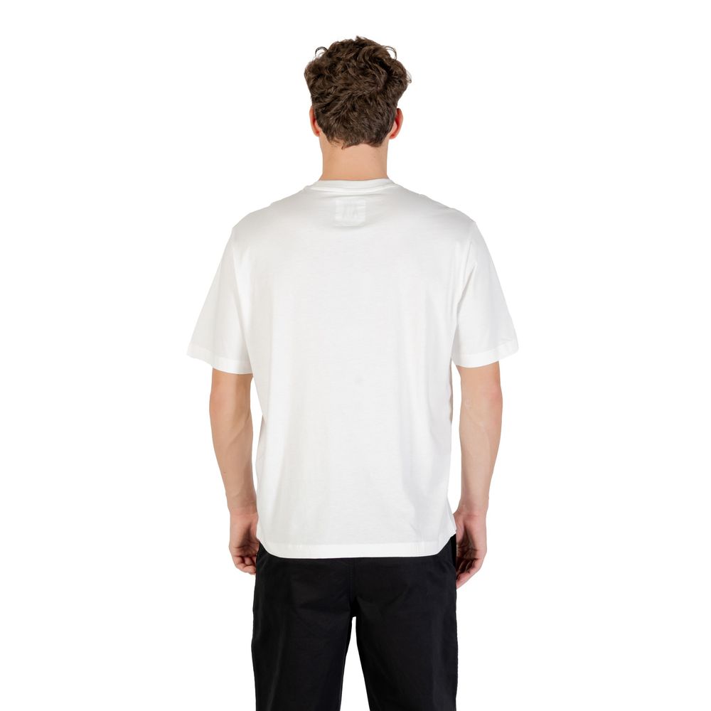 Cream Cotton T-Shirt - ventzia