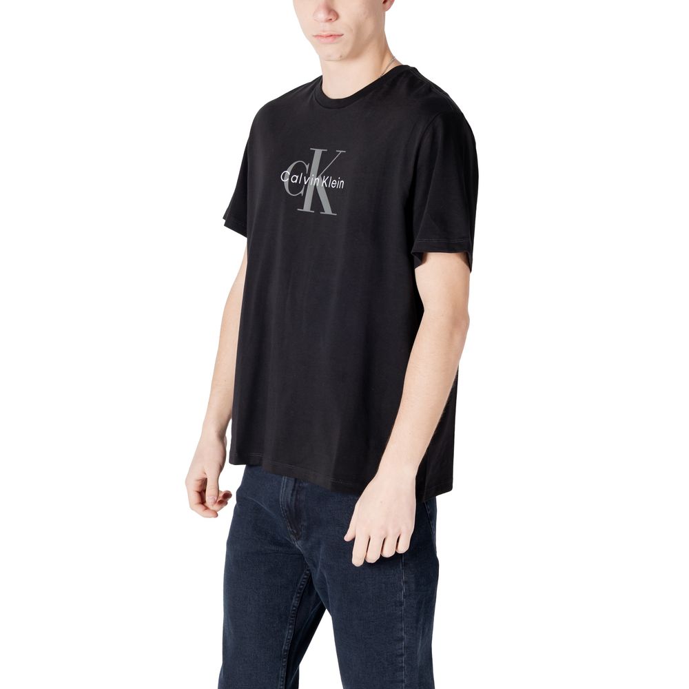 Black Cotton T-Shirt - ventzia