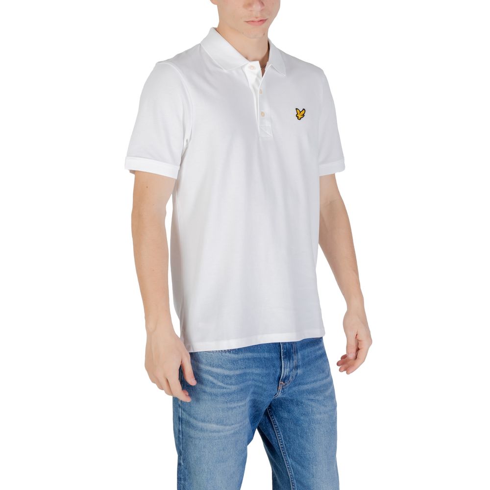 White Cotton Polo Shirt - ventzia