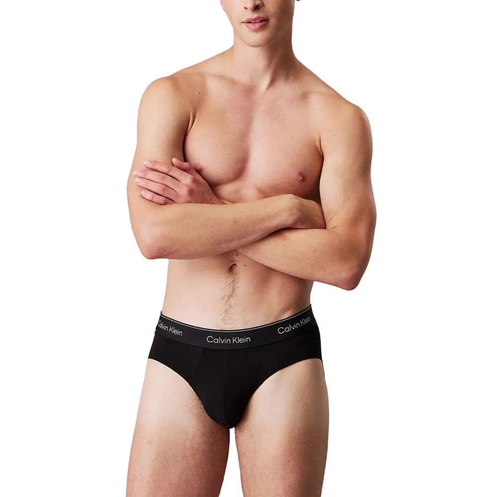 Black Cotton Briefs - ventzia