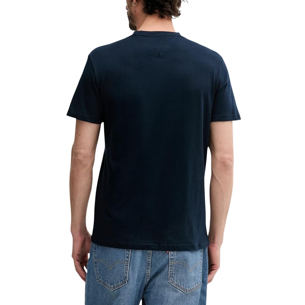 Blue Recycled Cotton T-Shirt - ventzia